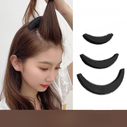 Banana Bumpits Puff Maker Black Hair Style Maker (Pack of 3)