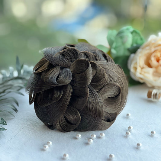 Twisted Bridal hair bun