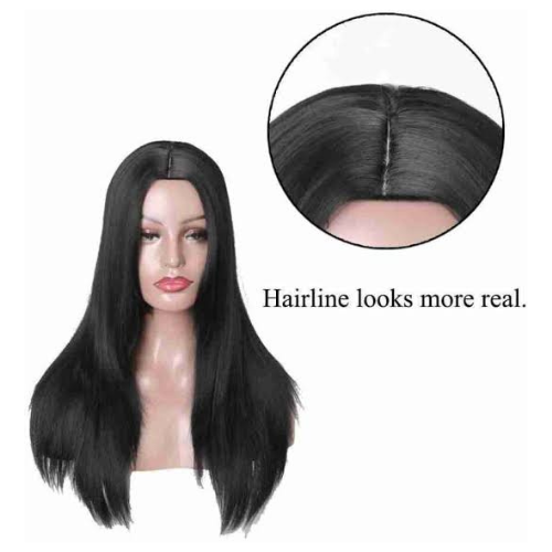 GlamLock Full Head Wig – Silk Base – Synthetic Hair