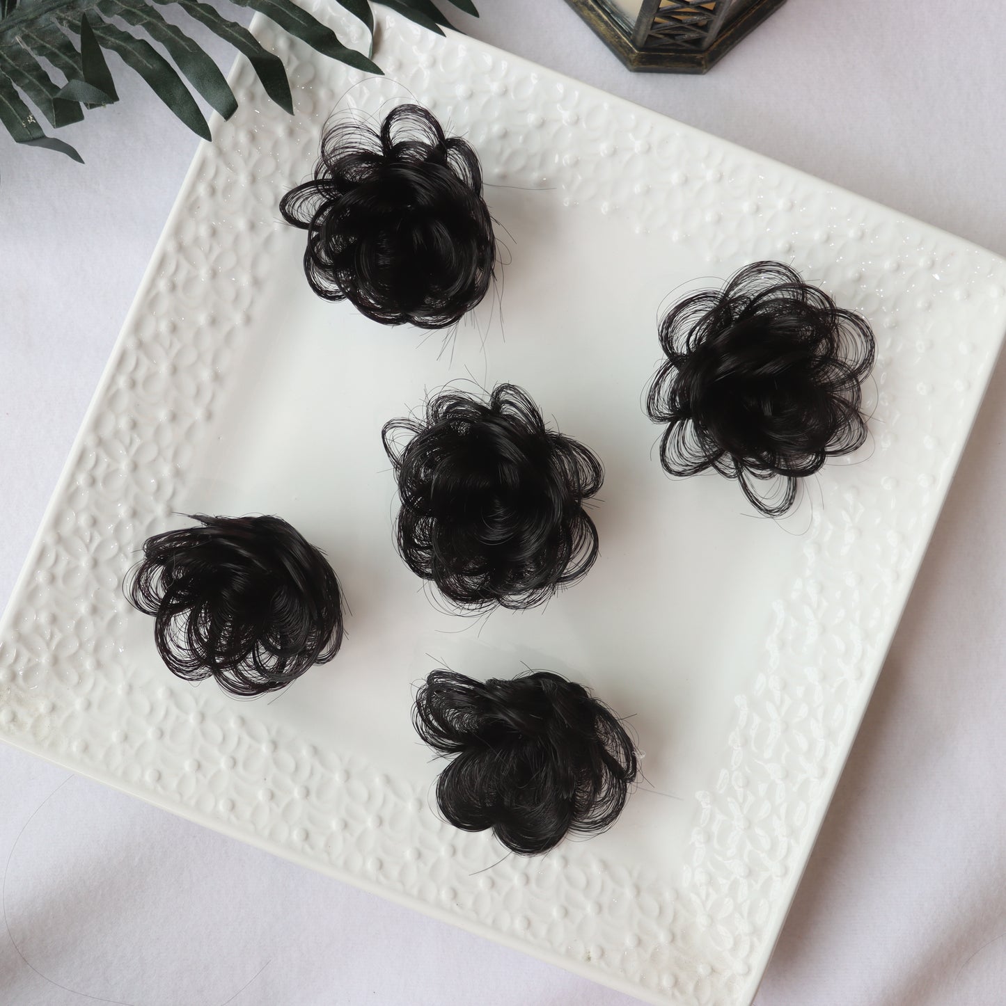 Messy Bun Flower (Pack Of 9)